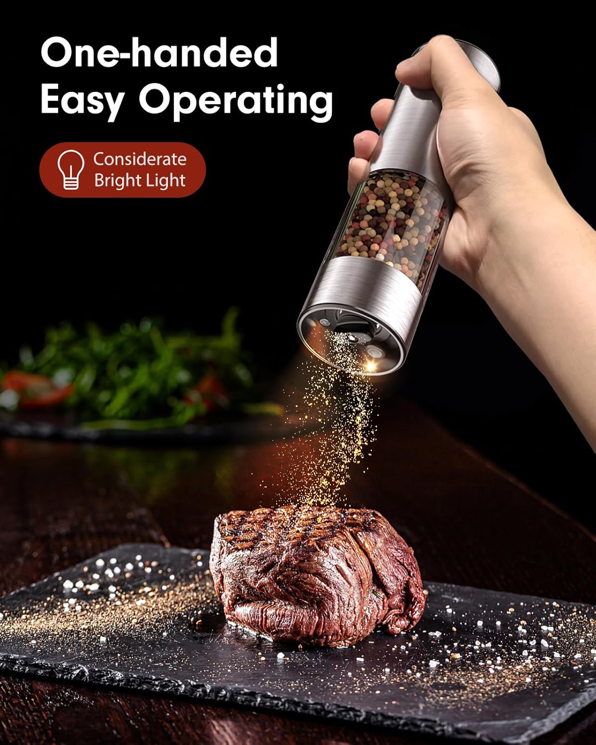salt pepper grinders, Christmas 2024 Gifts for Foodies and Party Hosts