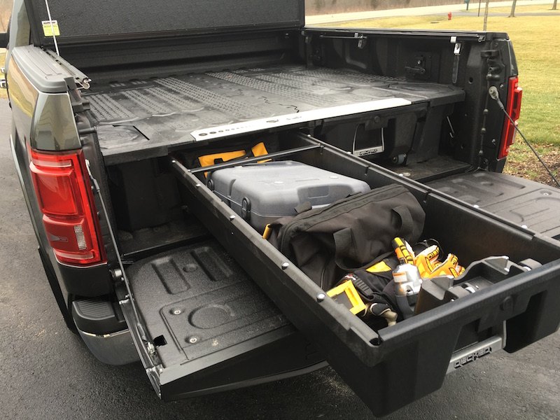 Decked Pickup Truck Storage Drawers – 2015 Ford F150