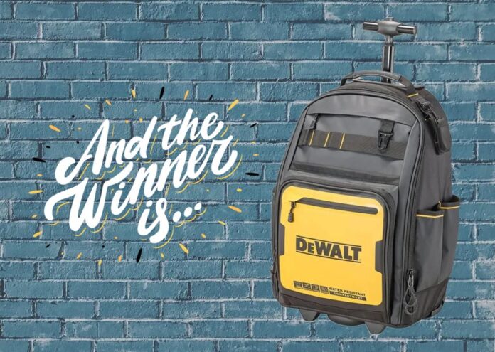 DeWALT Giveaway DeWALT Giveaway Winner