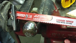 Diablo Extreme Metal Cutting – Cuts 2″ Trailer Hitch Ball