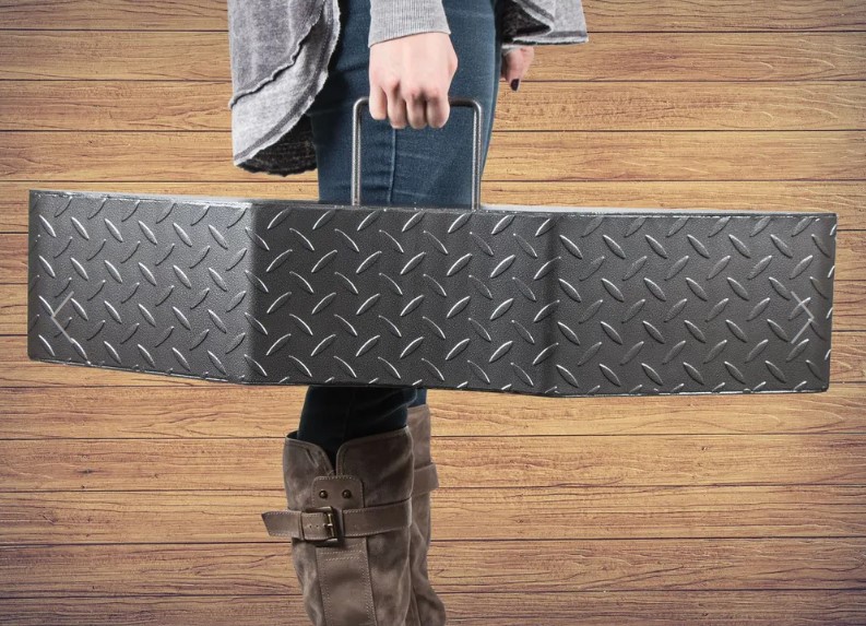 Essentials for Full-Time RV Living: wheel ramp for trailers