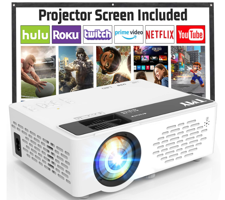 Screen and Projector, Christmas 2024 Gifts for Families